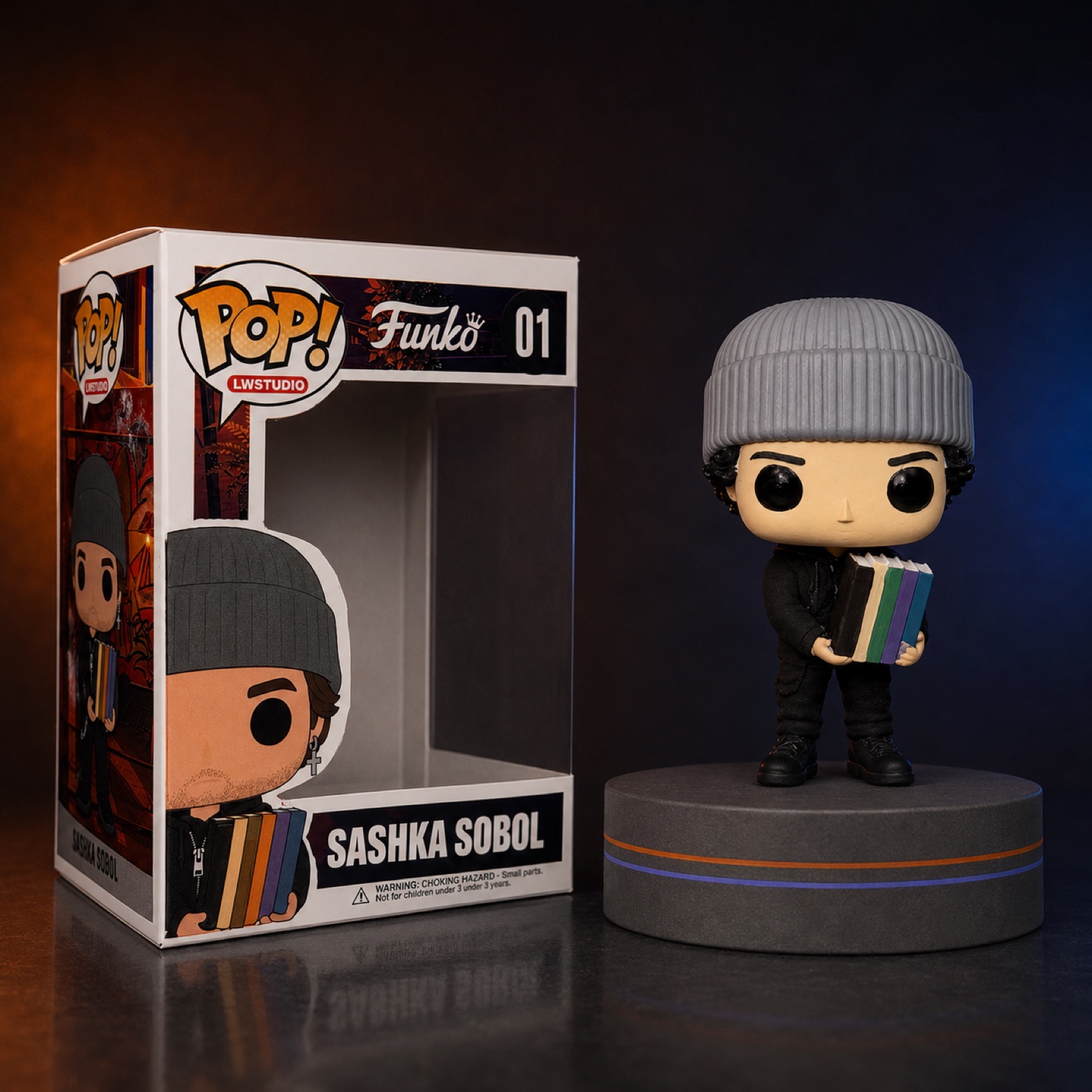 Персональная фигурка Funko POP с коллекционной коробкой LWStudio